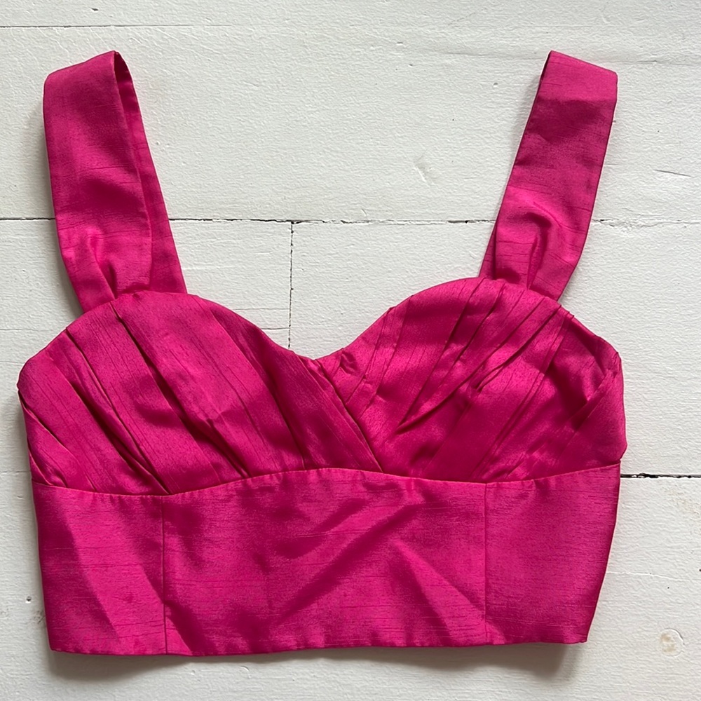 WILFRED pink crop top size 2